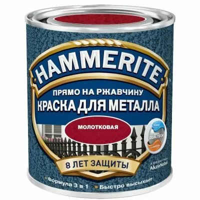 ХАММЕРАЙТ по ржавчине молотковая RAL9005 черная 0,75л