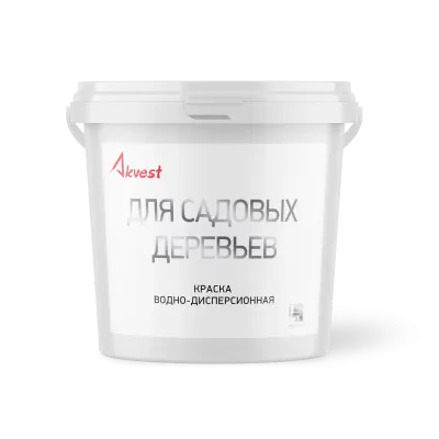 Краска для садовых деревьев белая  3 кг Аквест