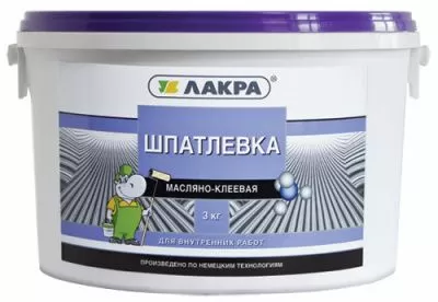 Шпатлевка масл-клеевая Лакра 1,5 кг