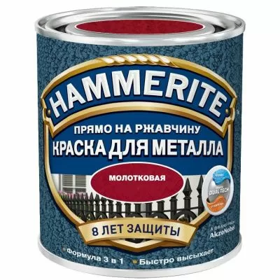 ХАММЕРАЙТ по ржавчине молотковая, RAL6005 зеленый мох, 2л
