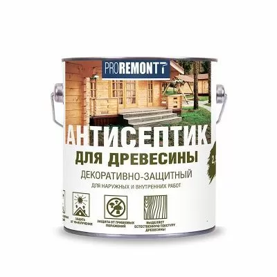Proremontt антисептик деревозащитное средство палисандр 9 л, Л-С