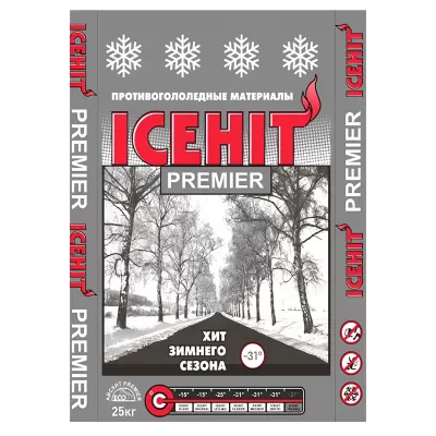 Реагент противогололедный ICEHIT Premier МКР  (АЙСХИТ ПРЕМЬЕР) до -31С, 1000 кг