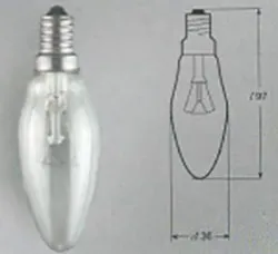 Лампа ДС 40Вт Е14 208шт. в упаковке